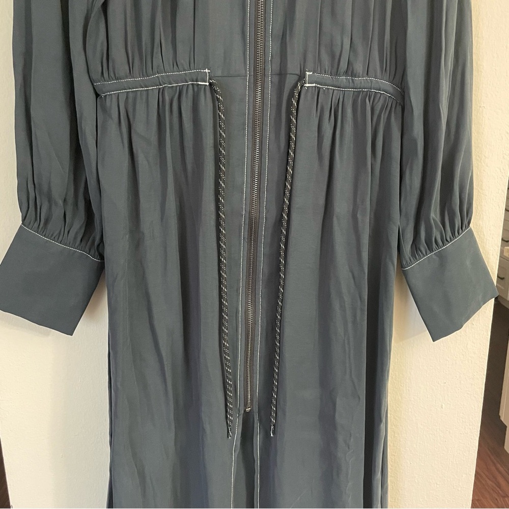 NWT ASOS Topshop Navy Blue long sleeve dress size 6 - Picture 4 of 6